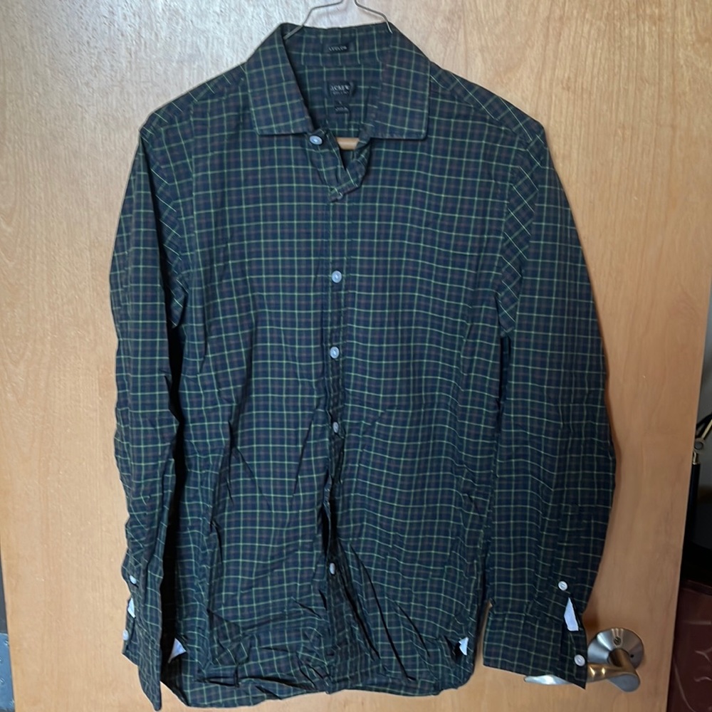 J. Crew plaid dress shirt
